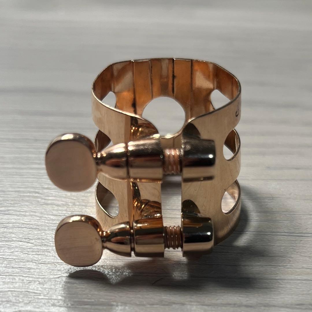 ウッドストーンWood Stone B♭クラリネットリガチャー ピンクゴールド