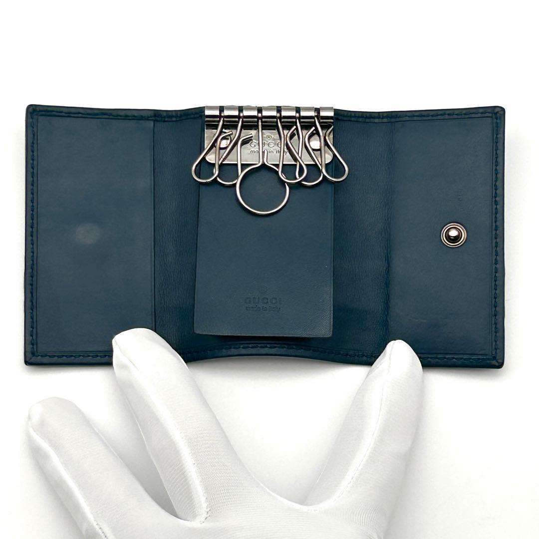 超美品✨ GUCCI グッチ シマ キーケース 6連 【激レアカラー】