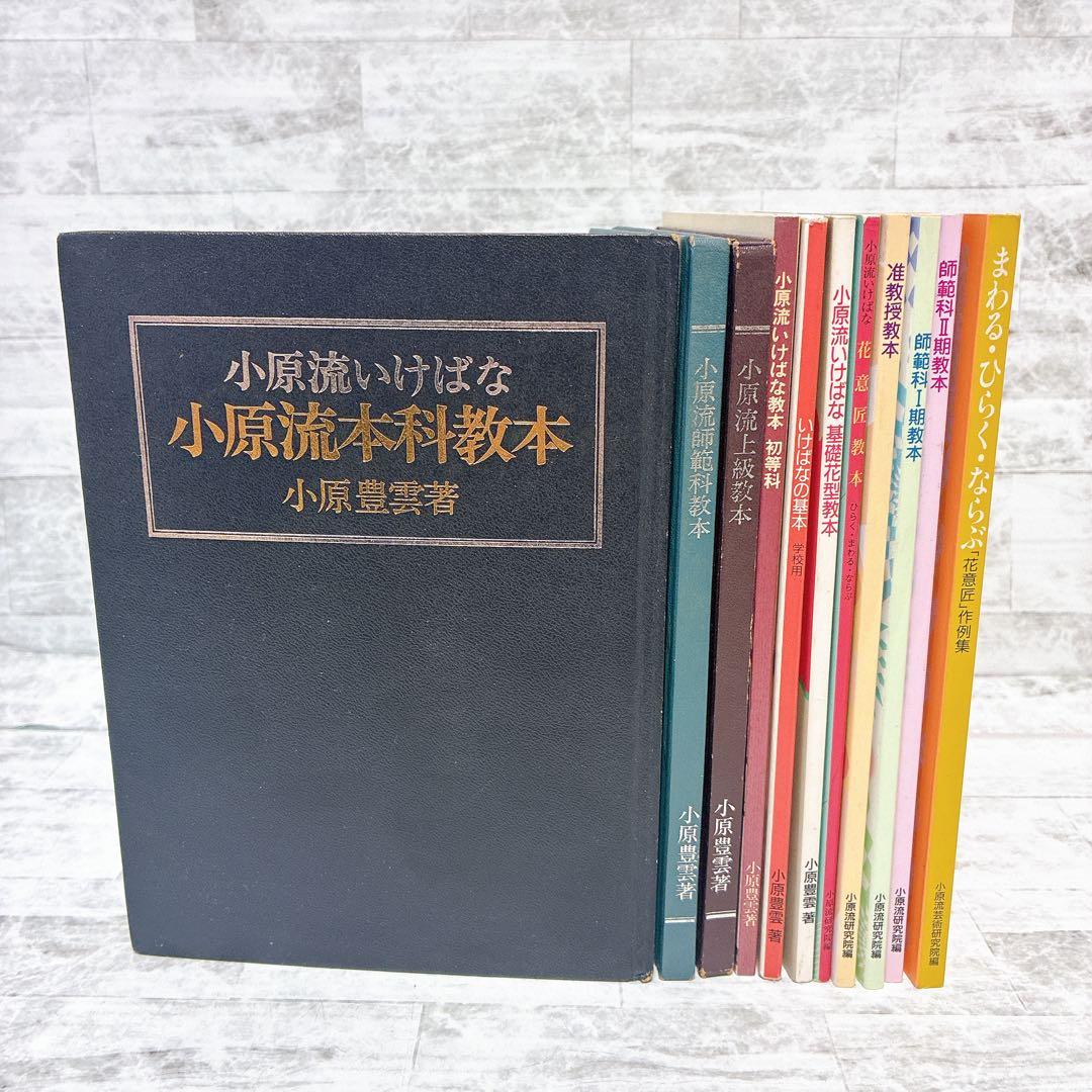小原流 いけばな 教本 11冊セット 生花 基本 作例集 基礎