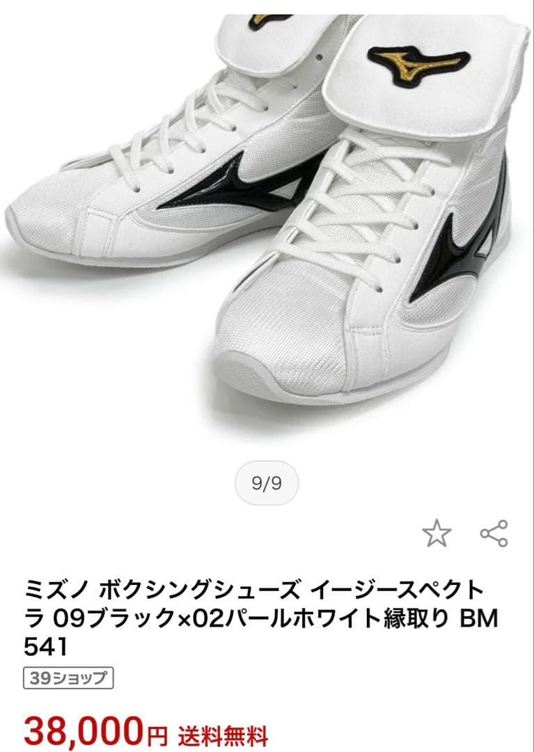 Mizuno ボクシングシューズ