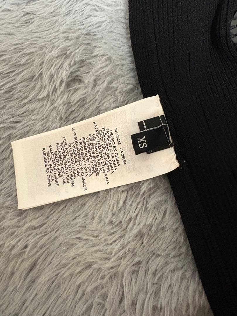 訂正！DIESEL M-Clarksville チューブトップ XS ブラック