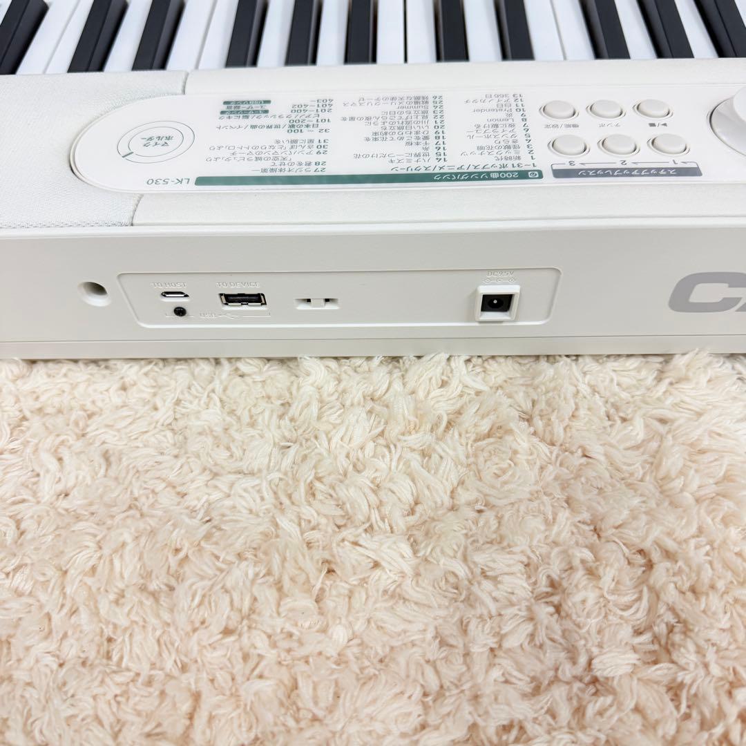 【新品・未使用品】CASIO LK-530 光ナビゲーション キーボード