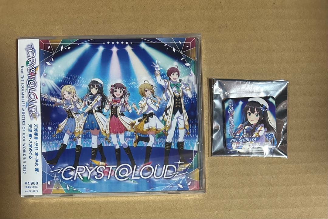 【CD未開封】 アイマス CRYST@LOUD 早期特典缶バッジ付