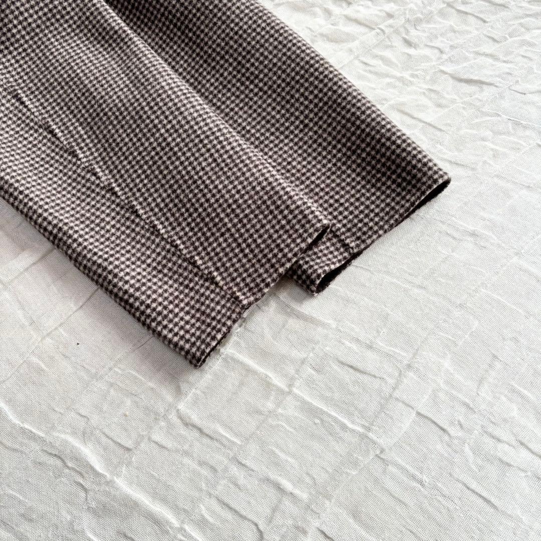 【美品】 スピックアンドスパン ウールロングリバーシブルコート チェスターコート