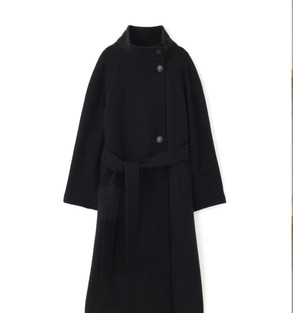 【美品】FREES MART スタンドカラーメルトンロングコート