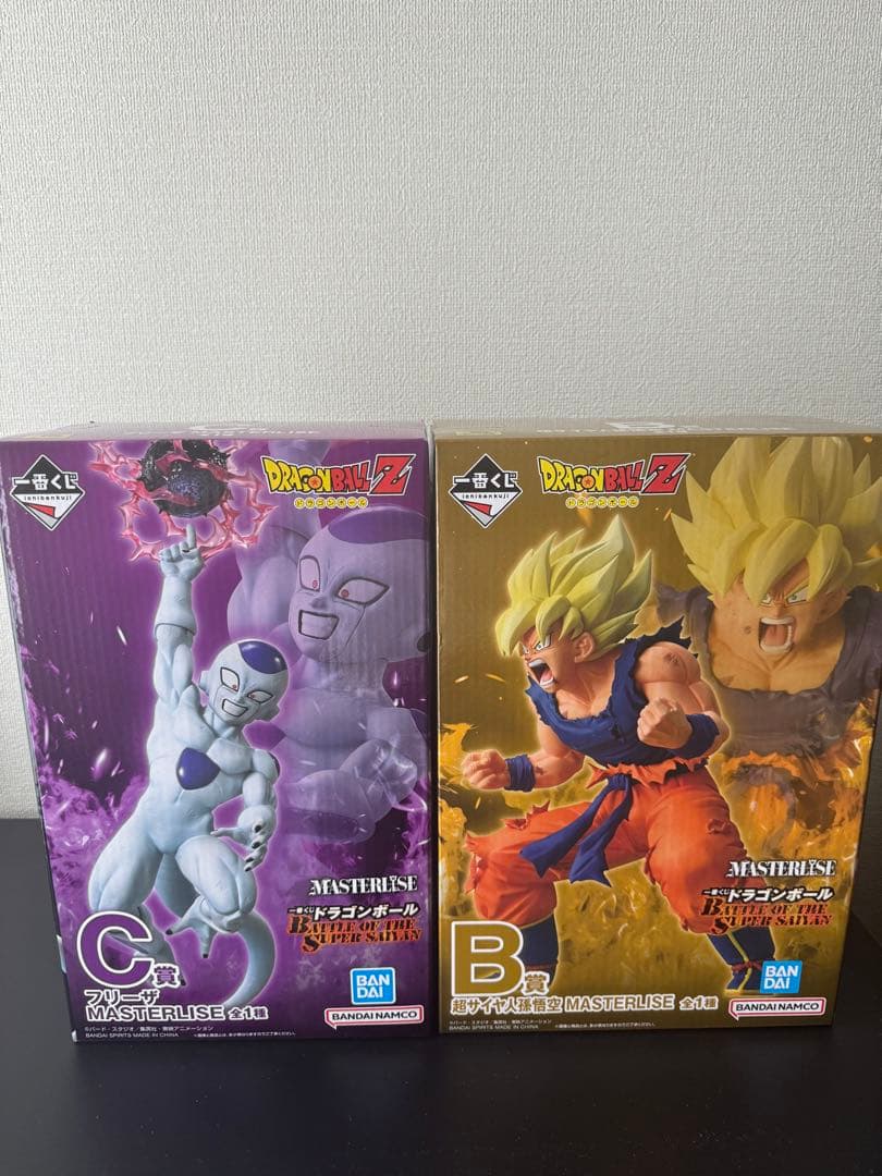 【新品】ドラゴンボール一番くじB賞超サイヤ人孫悟空C賞フリーザセット