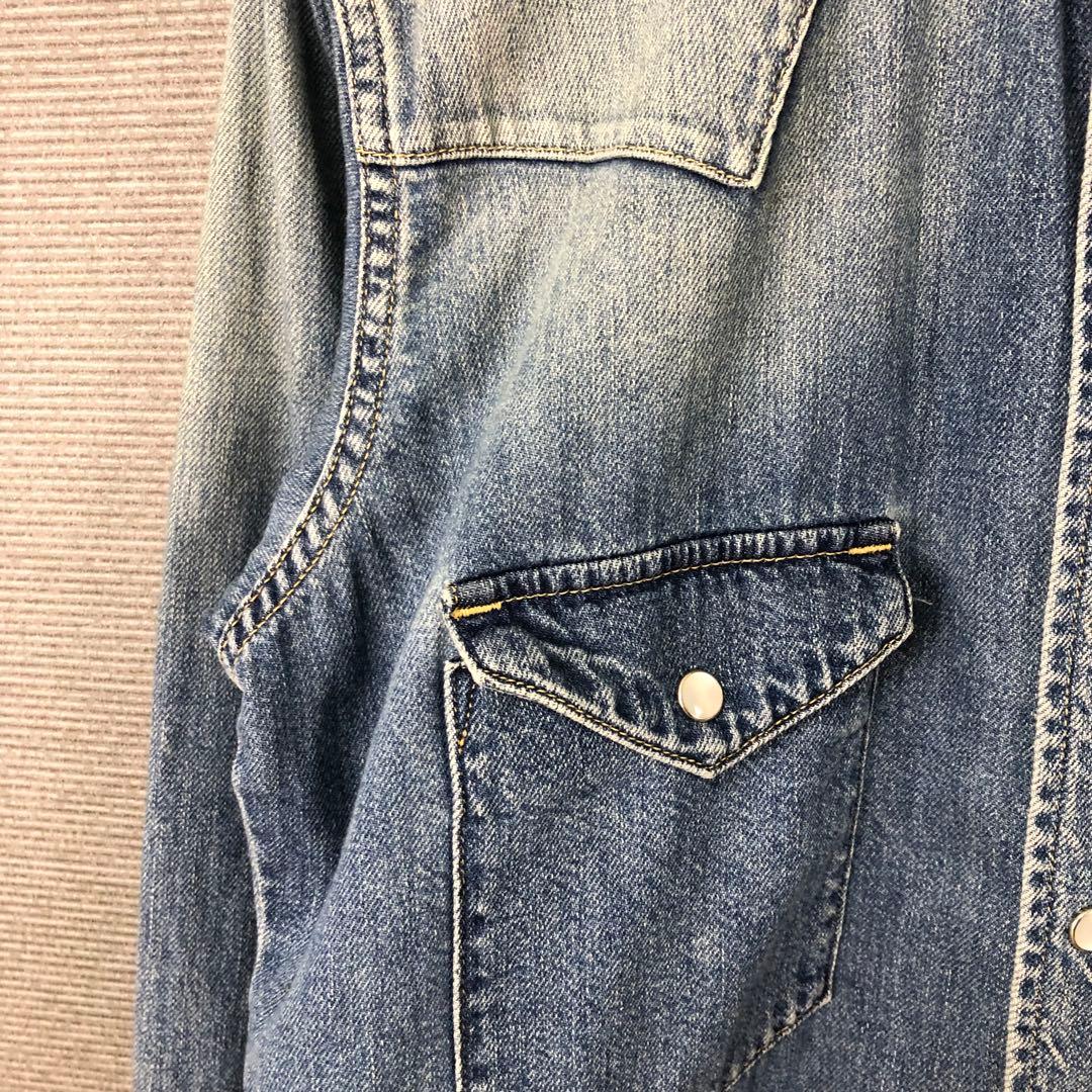 MADISON BLUE ウェスタンデニムシャツ 0 ブルー