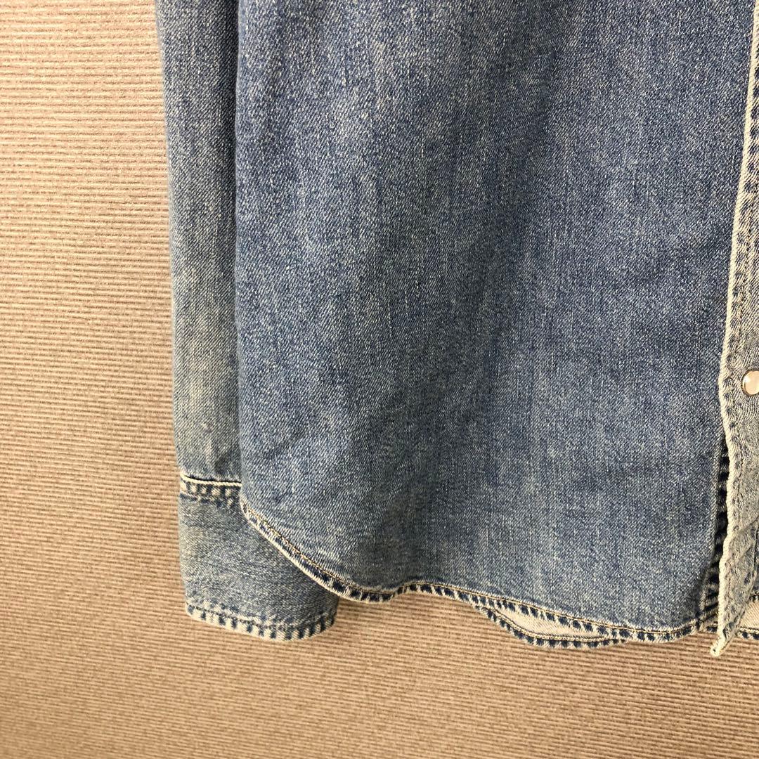 MADISON BLUE ウェスタンデニムシャツ 0 ブルー