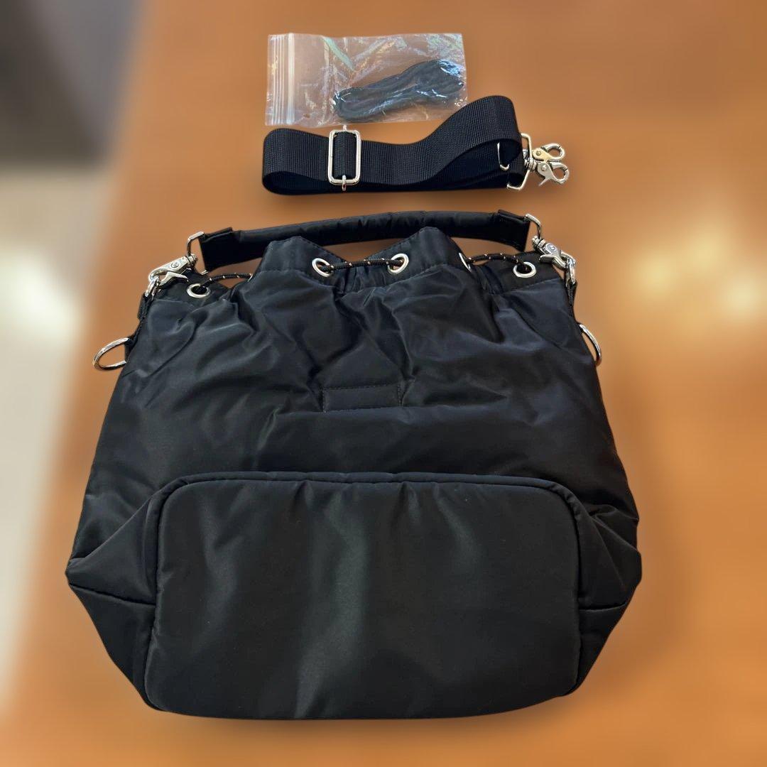 ゆき！PORTER ポーター　バルーンサックL ブラック