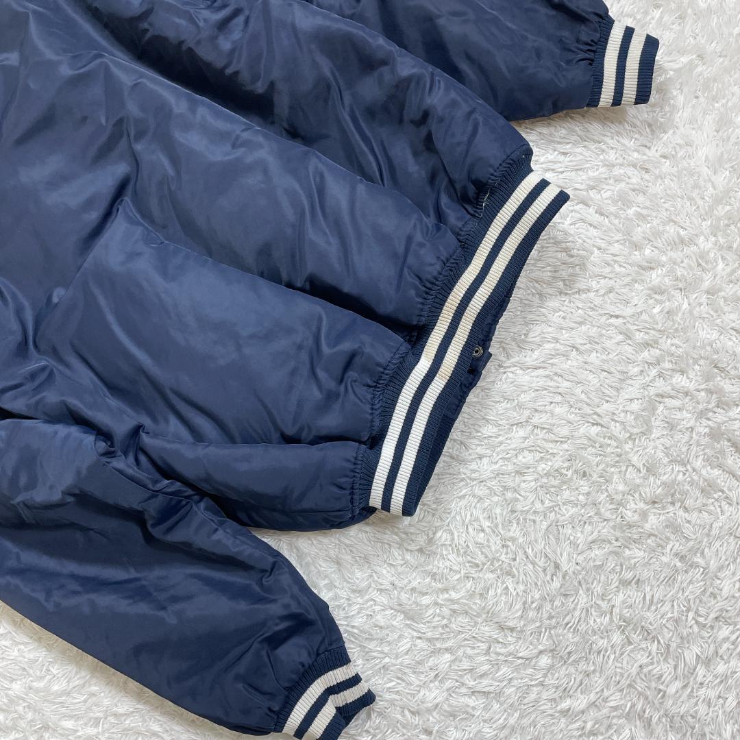 90s スターター NYヤンキース スタジャン 筆記体ロゴ ネイビー M