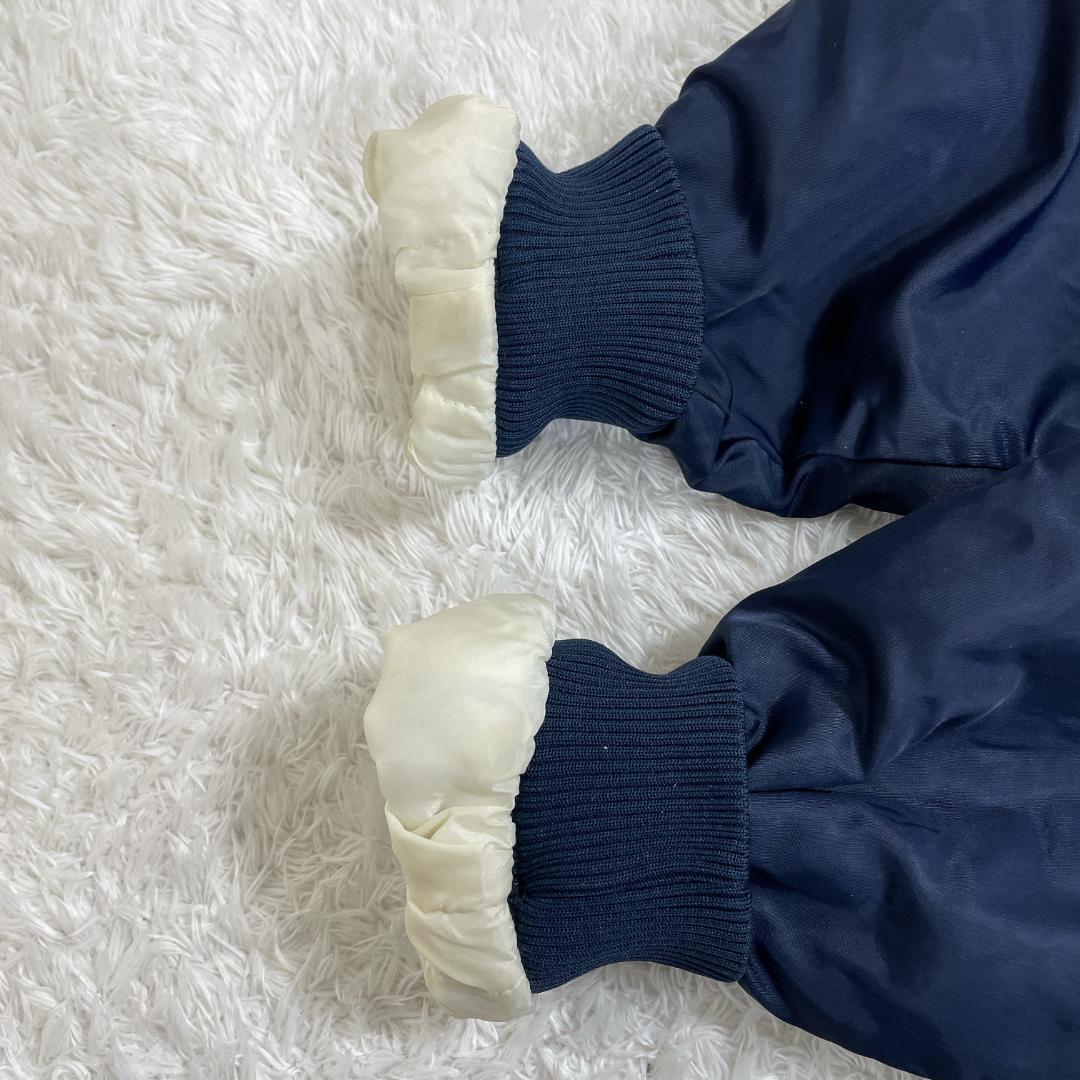 90s スターター NYヤンキース スタジャン 筆記体ロゴ ネイビー M