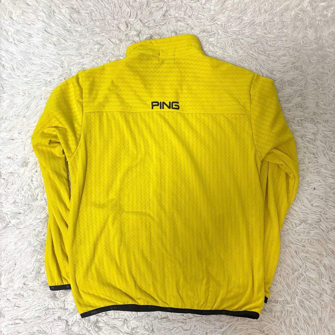 PING ピン スニード ツインスニード イエロー 防風 ビックロゴ ブルゾン