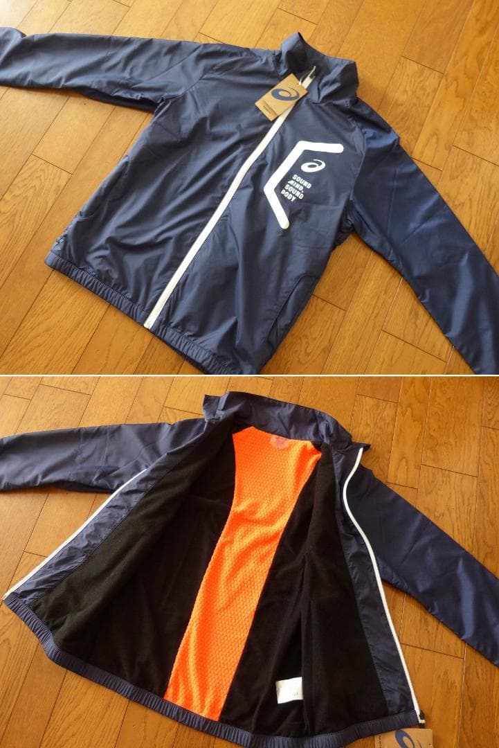 送料込 新品 17,800円★アシックス 裏トリコットウィンドブレーカー 上下