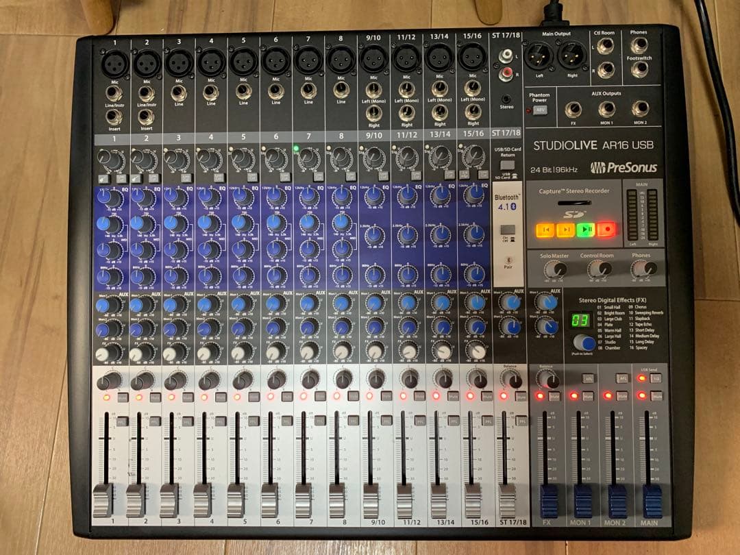 PreSonus studio live AR16 USB 中古美品