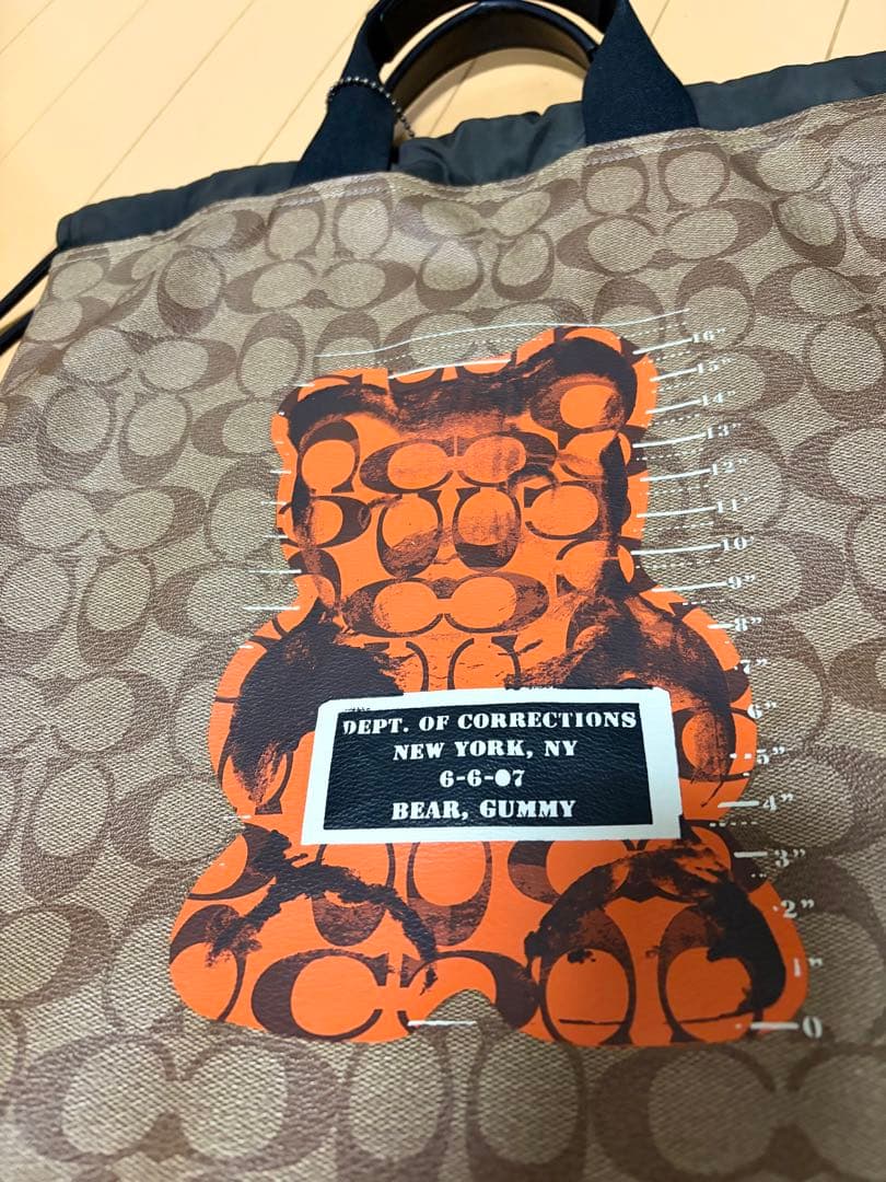 【美品】coach ガミーベアナップサック・リュック　クマ　Gumm Bear