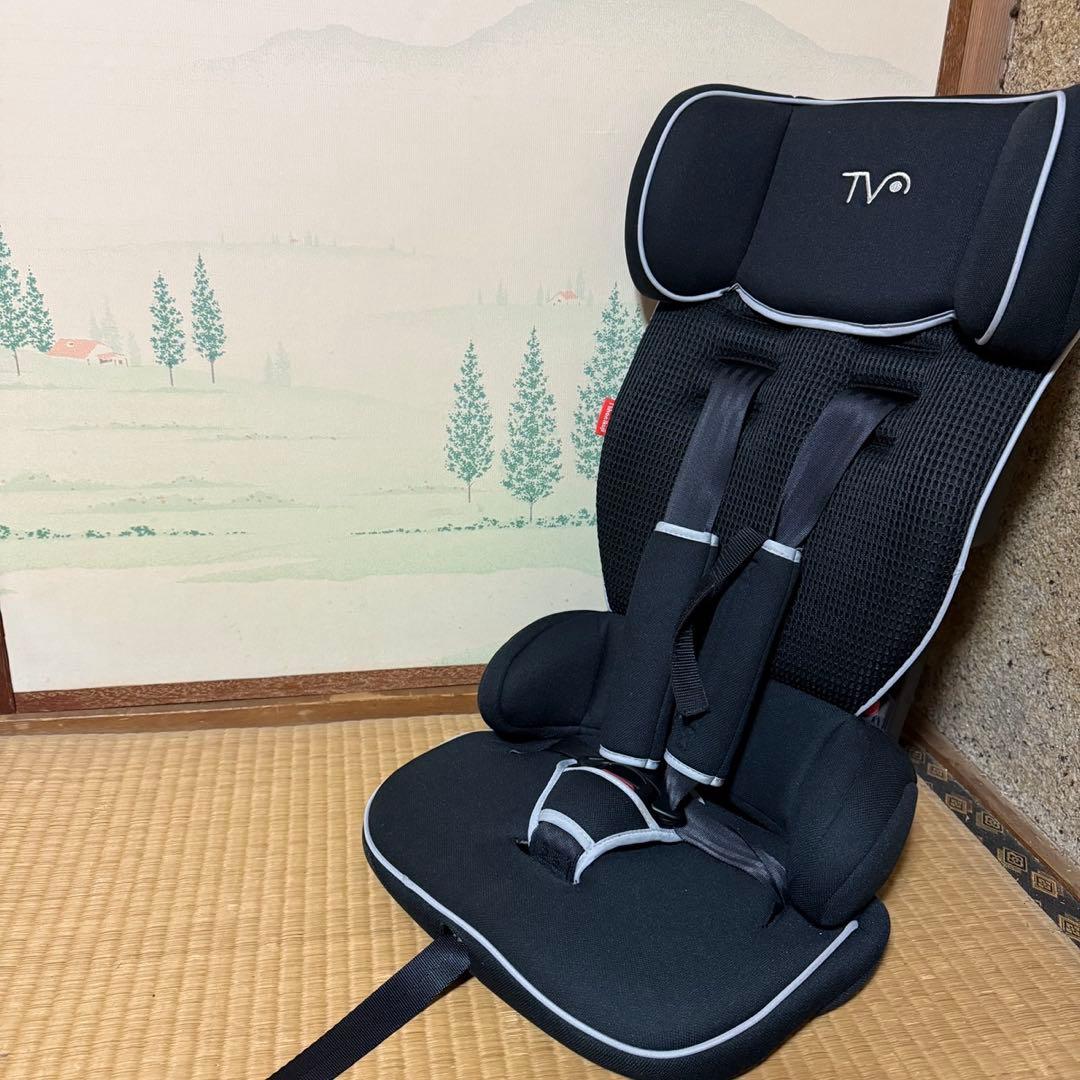 日本育児 トラベルベスト ECプラス ジュニアシート 黒 折りたたみ 美品