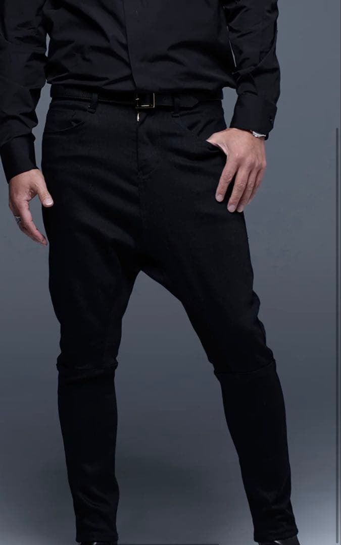 INORAN別注ハイブリットストレッチデニムサルエルパンツ「Mature」