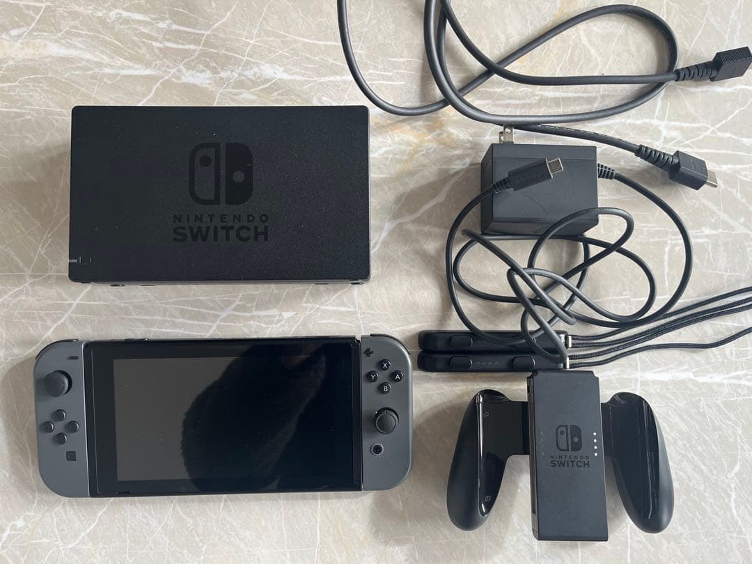 【動作品】ニンテンドースイッチ 本体 Nintendo Switch グレー