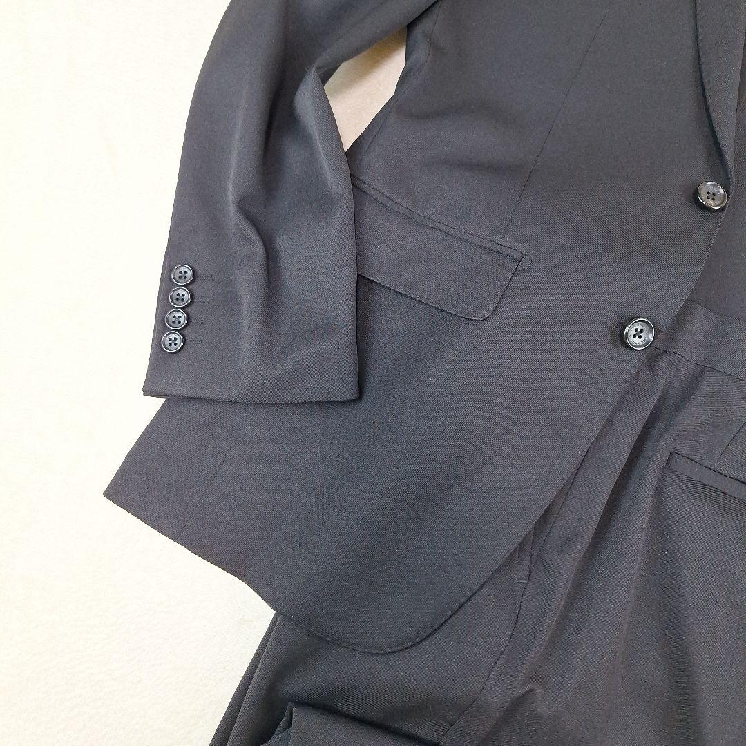 美品✨タケオキクチ　洗える　ブラックスーツ　セットアップ　L
