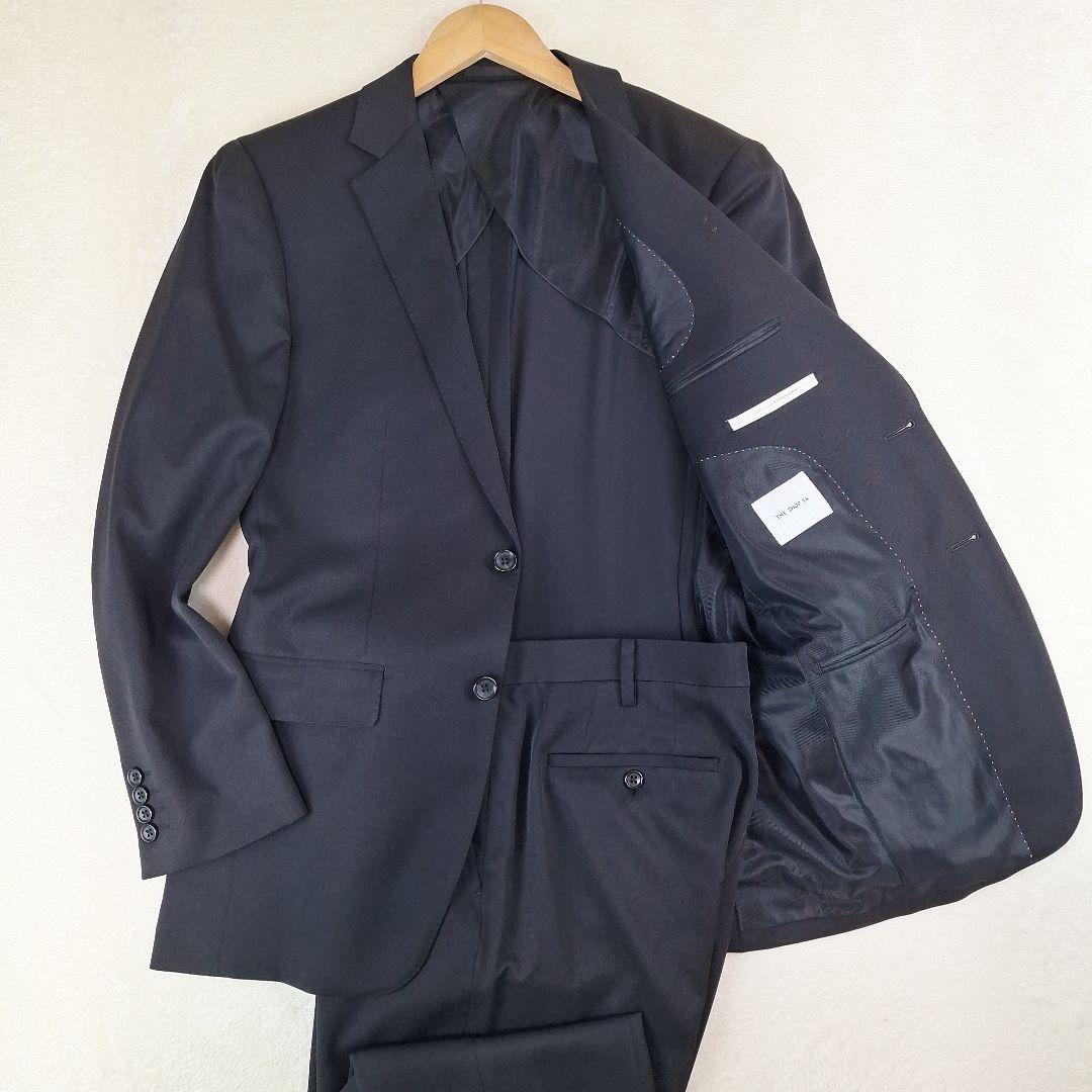 美品✨タケオキクチ　洗える　ブラックスーツ　セットアップ　L