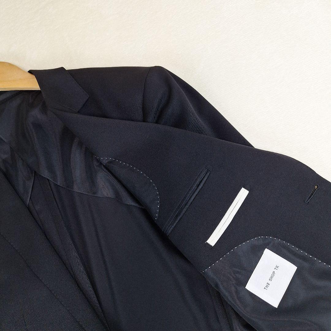 美品✨タケオキクチ　洗える　ブラックスーツ　セットアップ　L