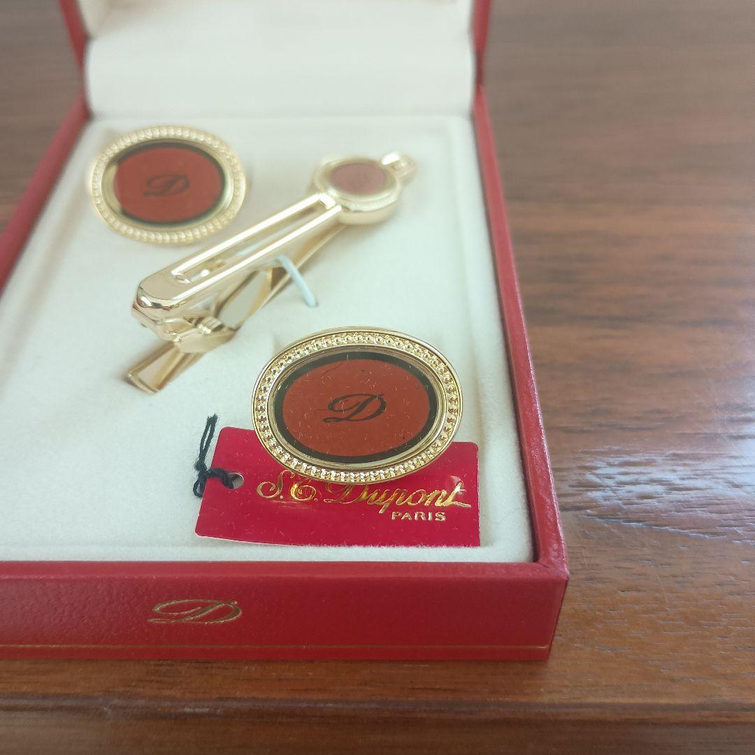 S.T. Dupont ネクタイピン カフスボタンセット
