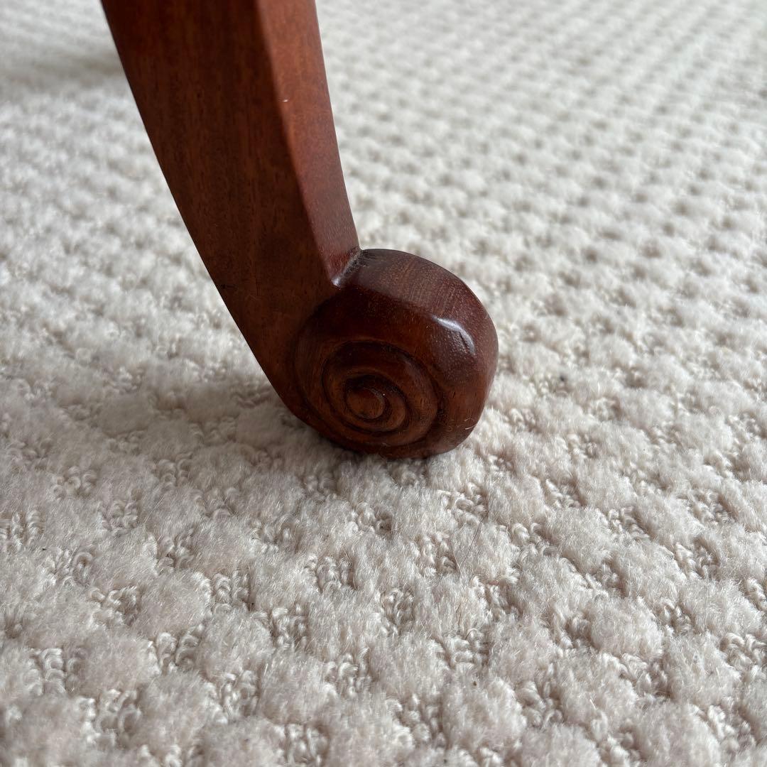 アンディーク花台、5脚、サイドテーブル、無垢材使用で組み付け