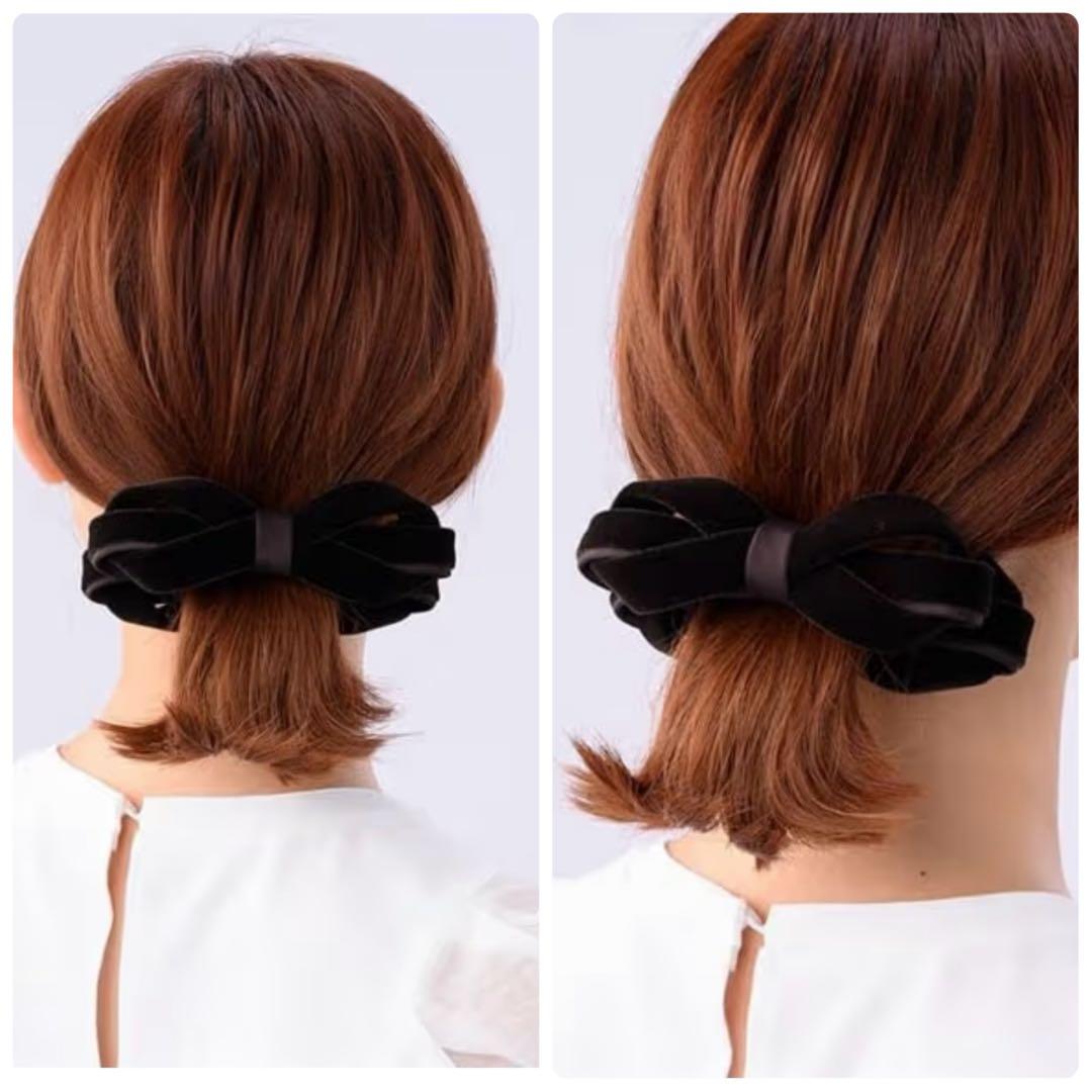 コンプレックスビズ 美品★ ベルベット ベロア バナナクリップ