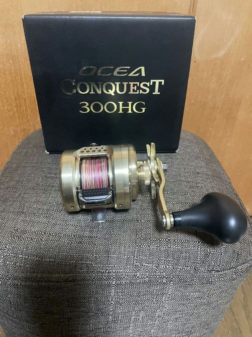 シマノ　OCEA CONQUEST 300HG ベイトリール ゴールド