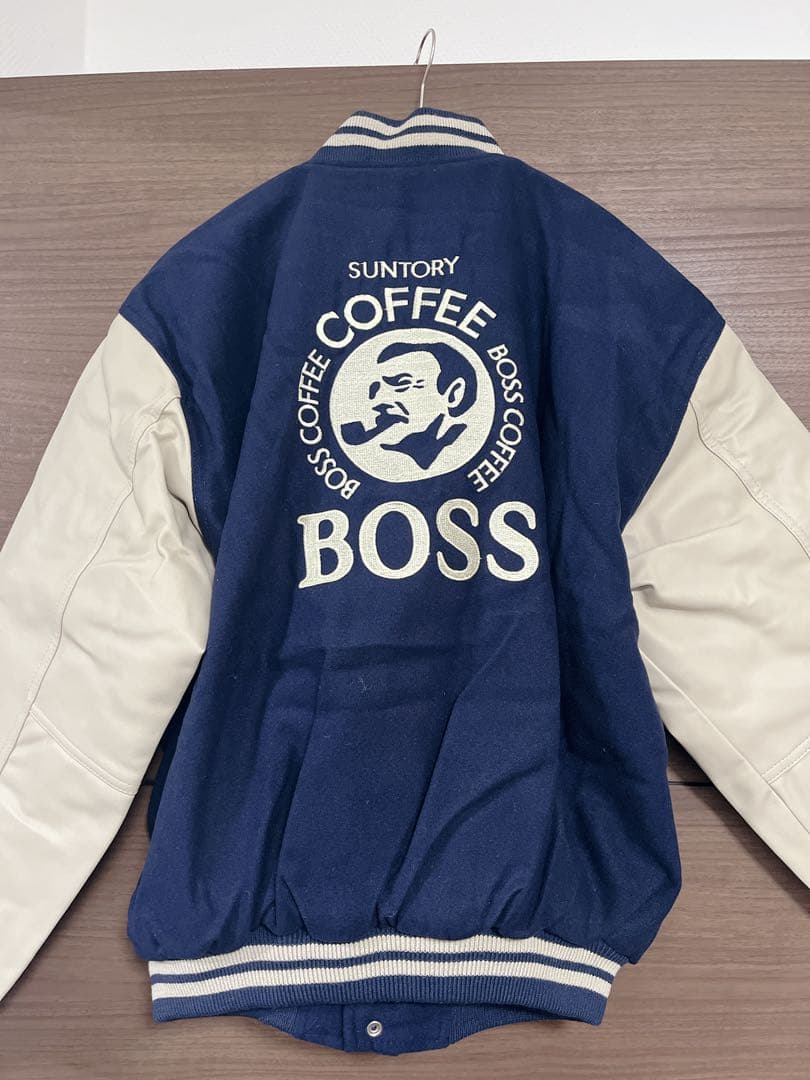 新品 BOSS SUNTORY COFFEE ジャケット ボスジャン 革 美品