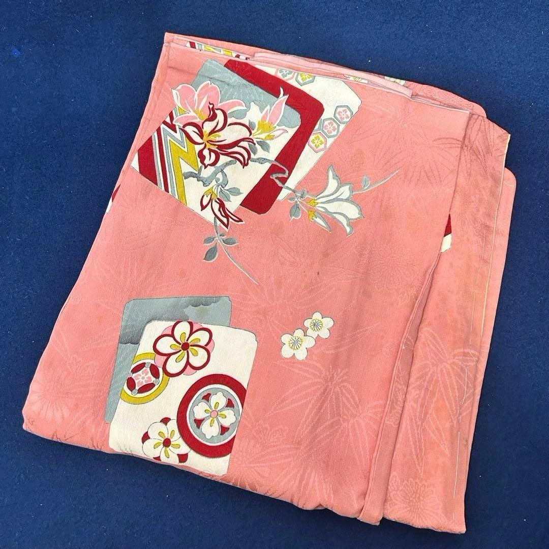 J-22アンティーク着物色々12枚おまとめ売り材料リメイク