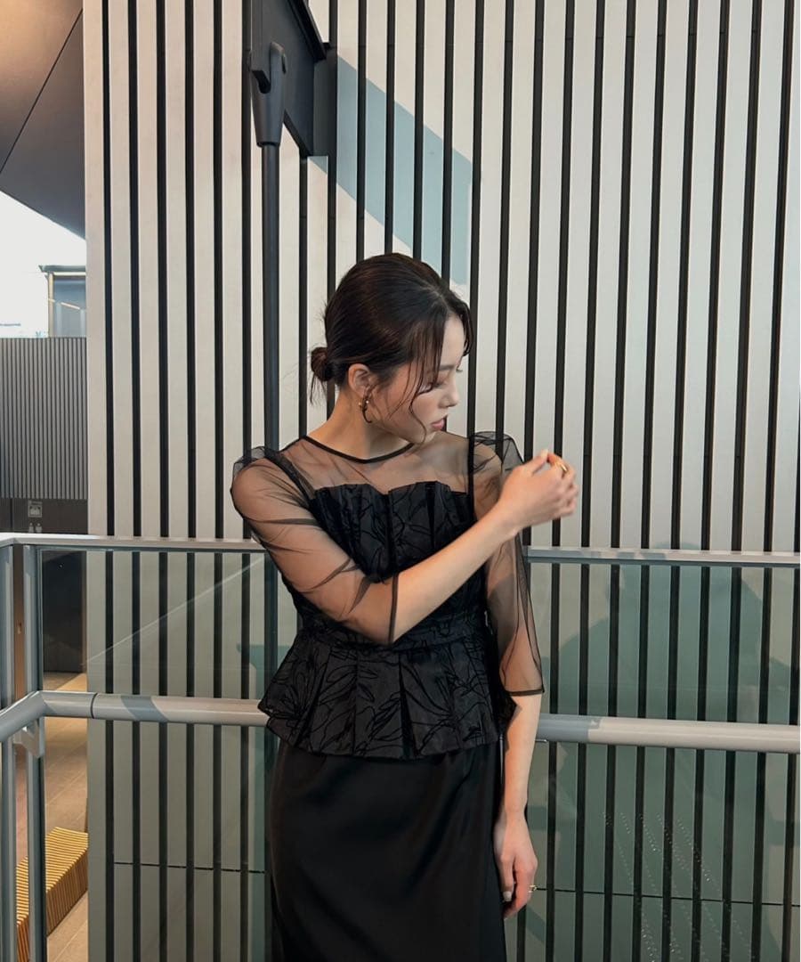 ★新品タグ付き★ LE’RURE Flourish pencilドレス