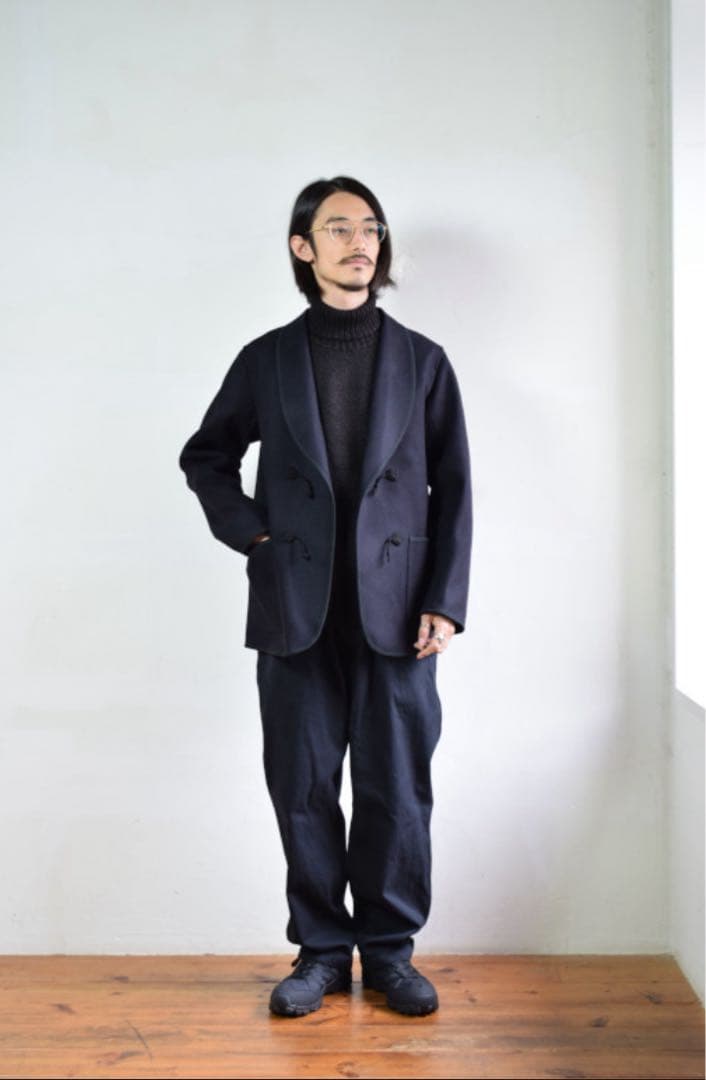 comoli メルトンウール　スモーキングジャケット