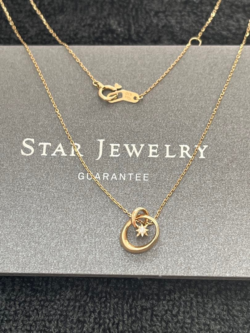 ☆Star Jewelry K10 ダイヤモンド　ネックレス☆