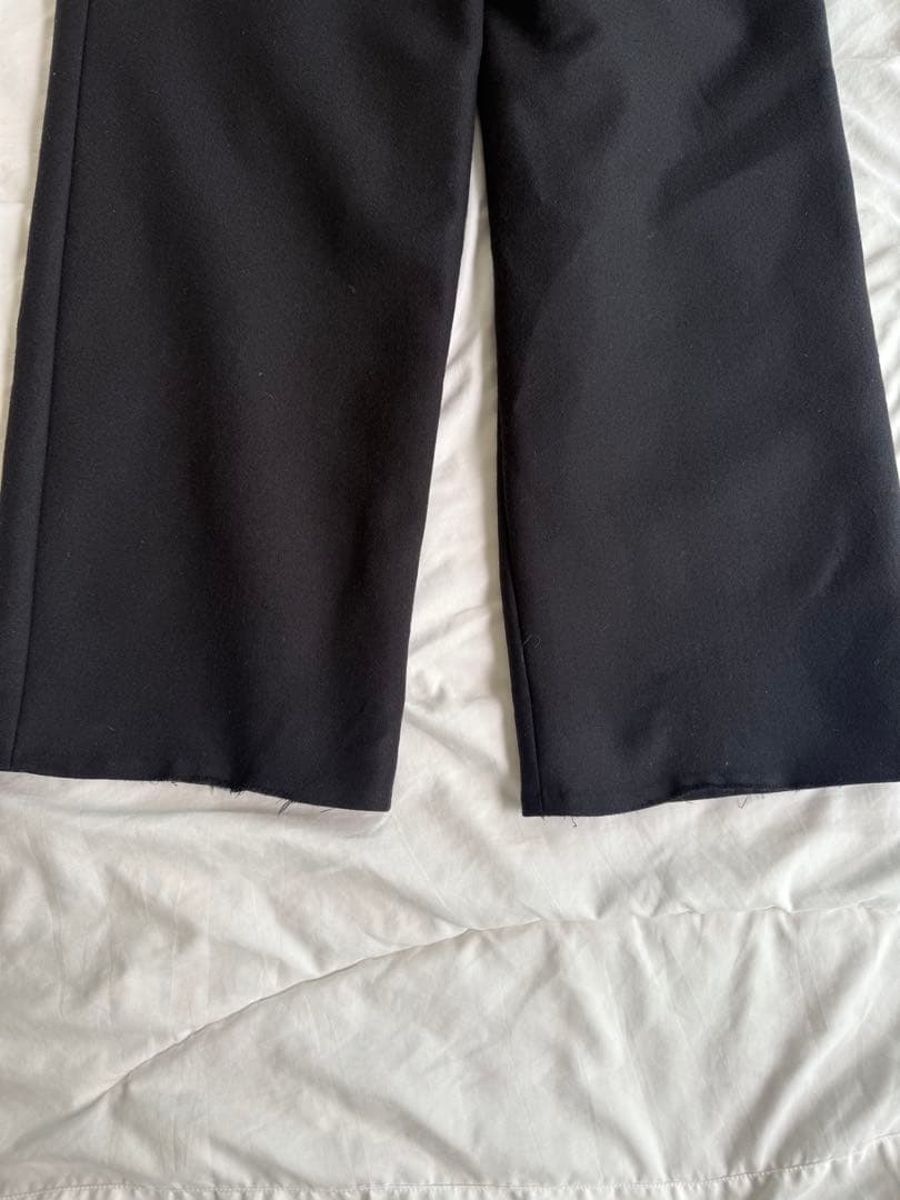 ヌ*ン様 DRIES VAN NOTEN 2tuck Wool Wide Pan