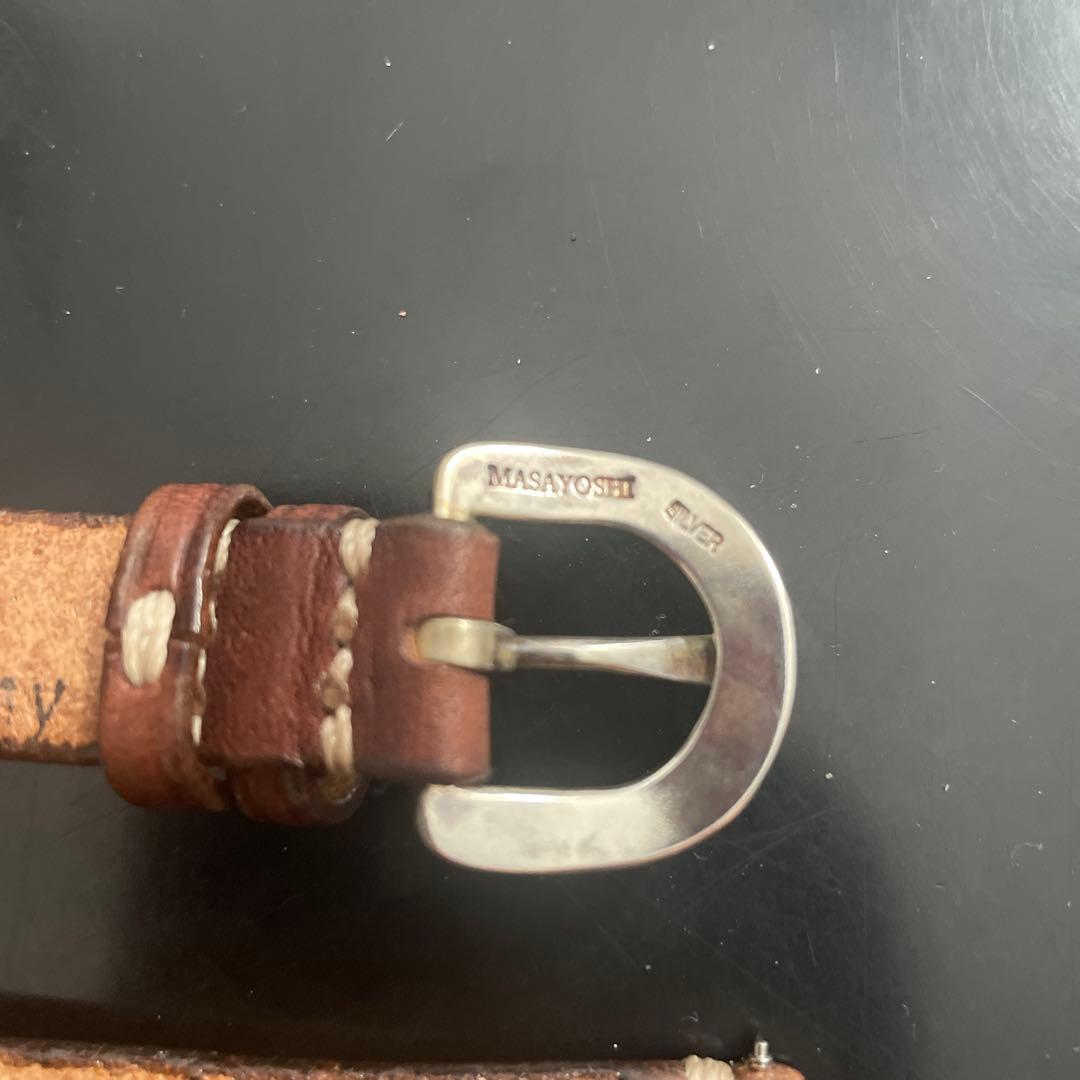 Dutch Leather Company ウォッチベルト18ミリ　ブラウン新品