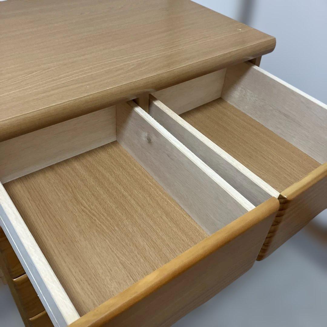 華蓮　木製チェスト ナチュラルウッド 6引き出し