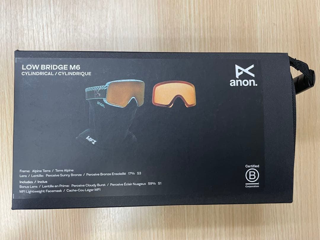 anon. 25-26 M6 ALPINE TERRA ゴーグル ローブリッジ