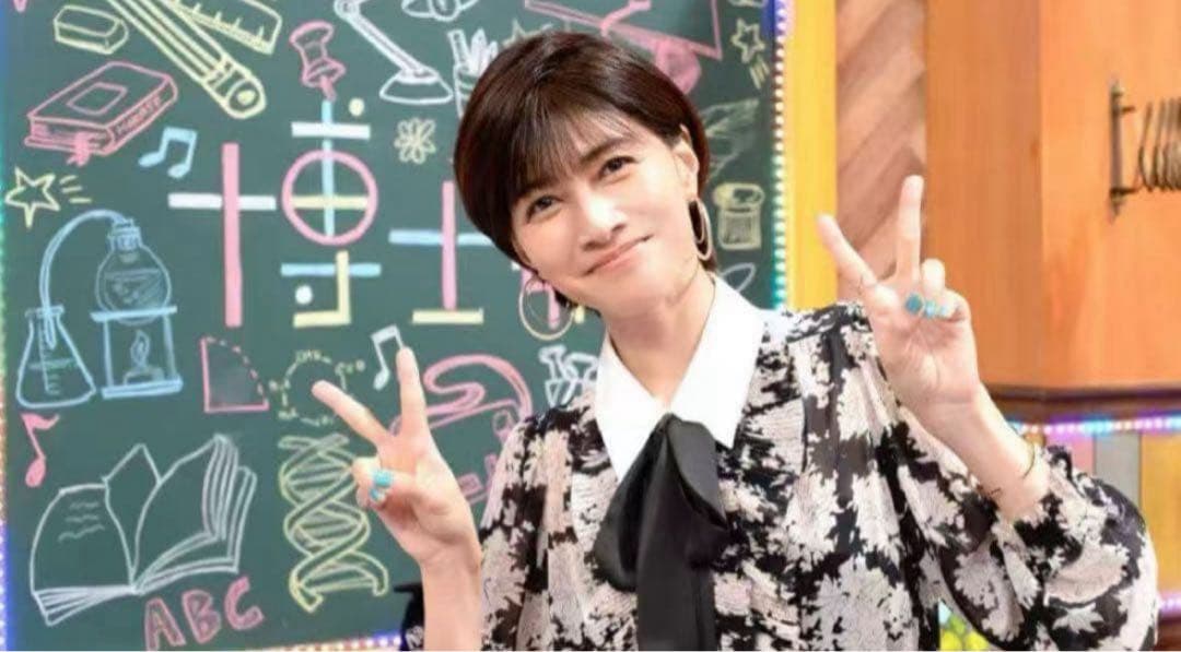 内田有紀さん着用 polyester chiffon ワンピース