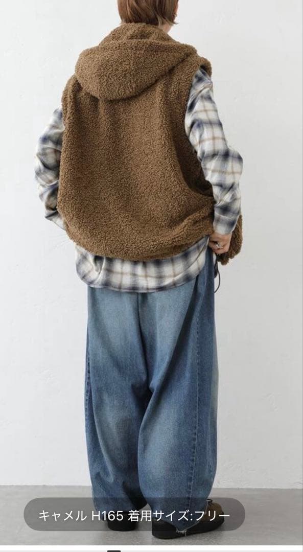 ジャーナルスタンダードラックス　ボアフードベスト