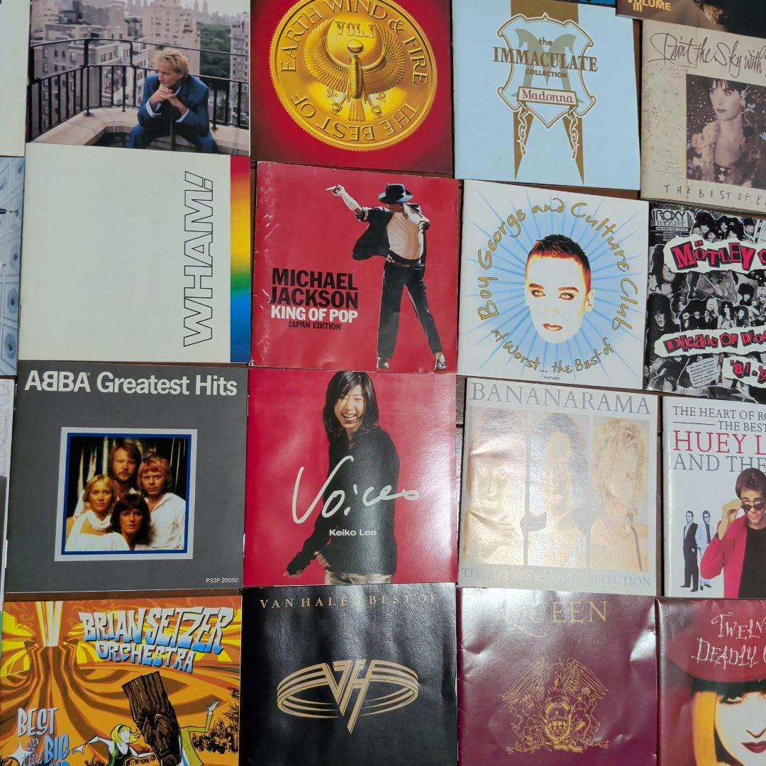 80枚洋楽CD名盤ばかり、大半ベスト盤、マイケル、マドンナ等
