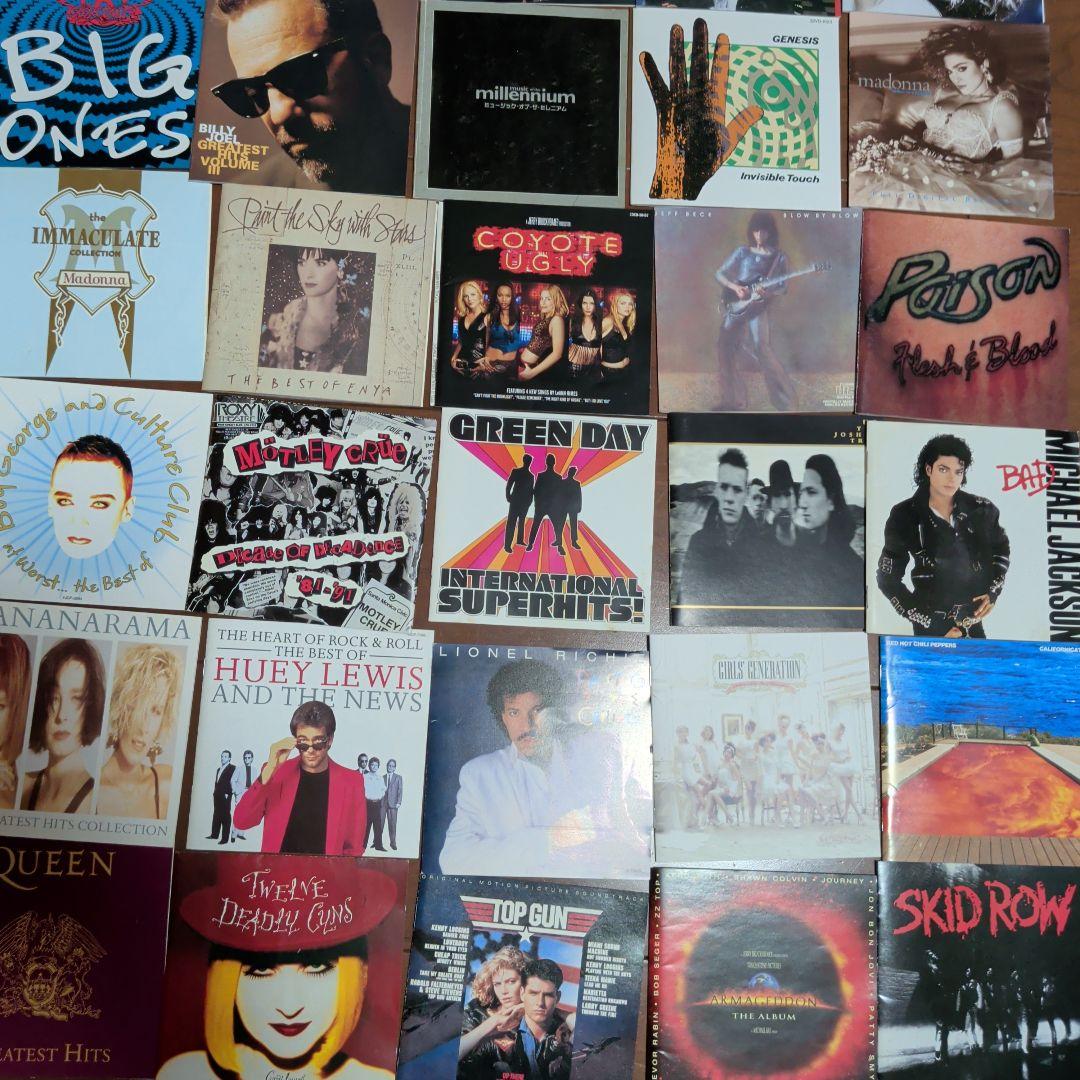 80枚洋楽CD名盤ばかり、大半ベスト盤、マイケル、マドンナ等