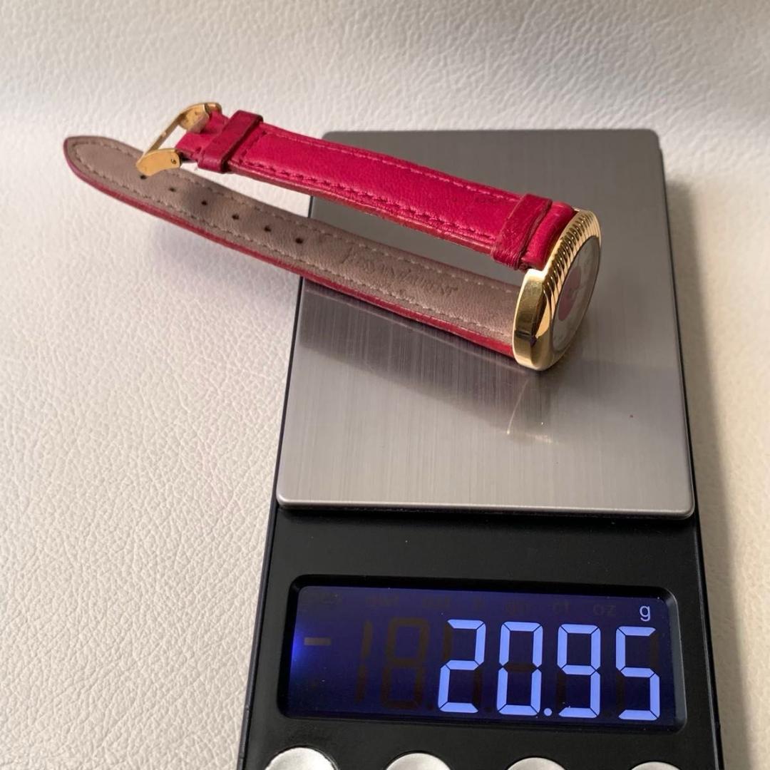 希少 稼動品 イヴサンローラン ビビット ホットピンク 腕時計ウォッチ YSL