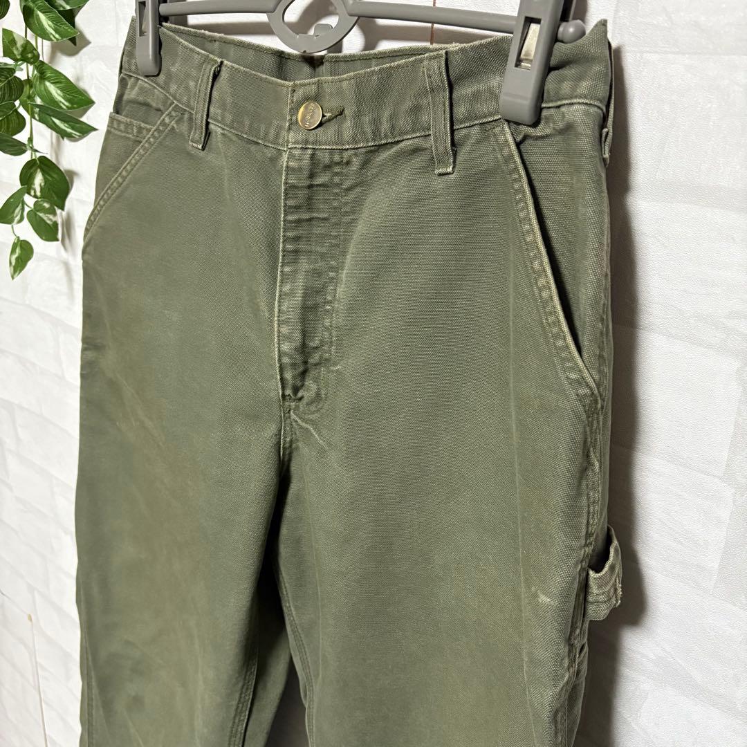 【希少】US企画 カーハート ダック ペインターパンツ W33革タグ