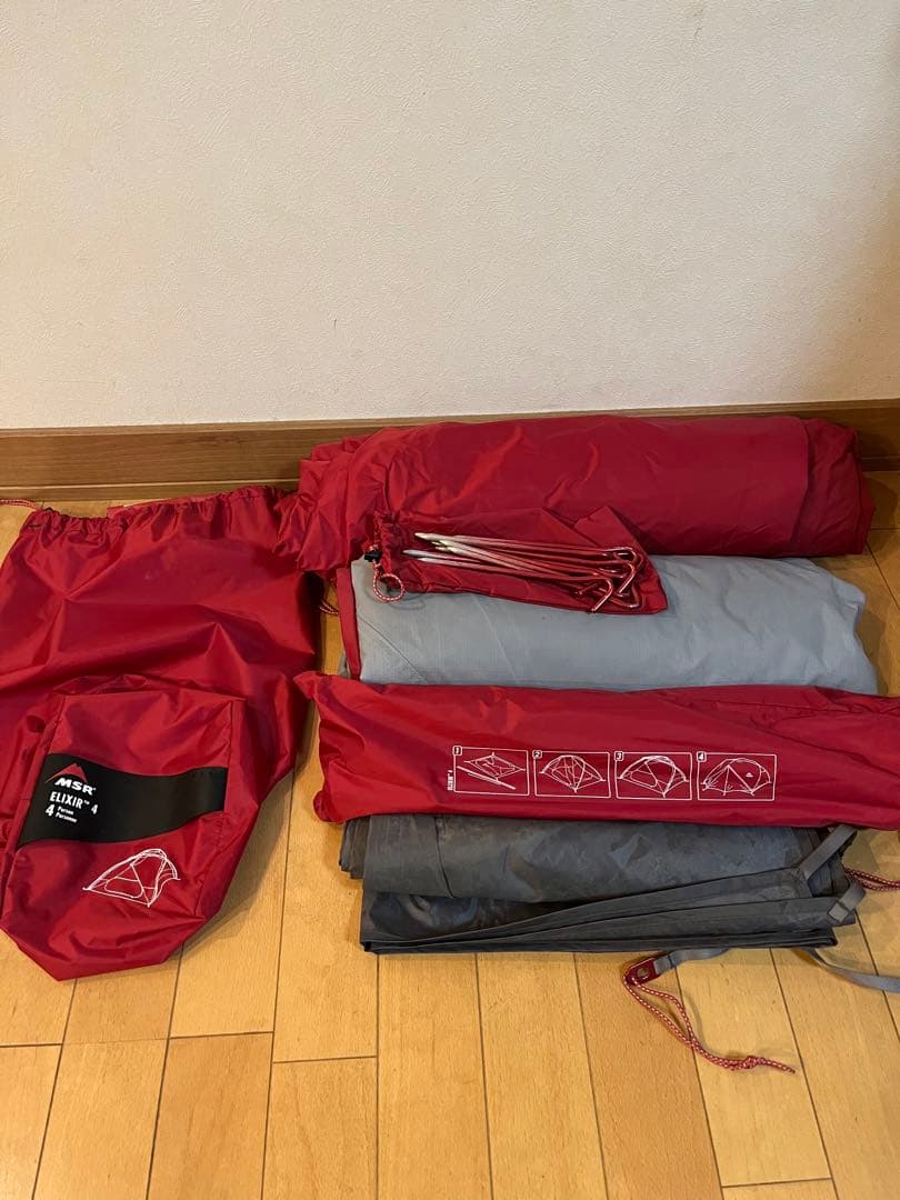 MSR ELIXIR 4 テント 4人用　エリクサー 美品