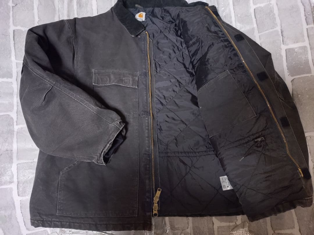 【カーハート】【2XLサイズ】【トラディショナルジャケット】【ブラック】フェード