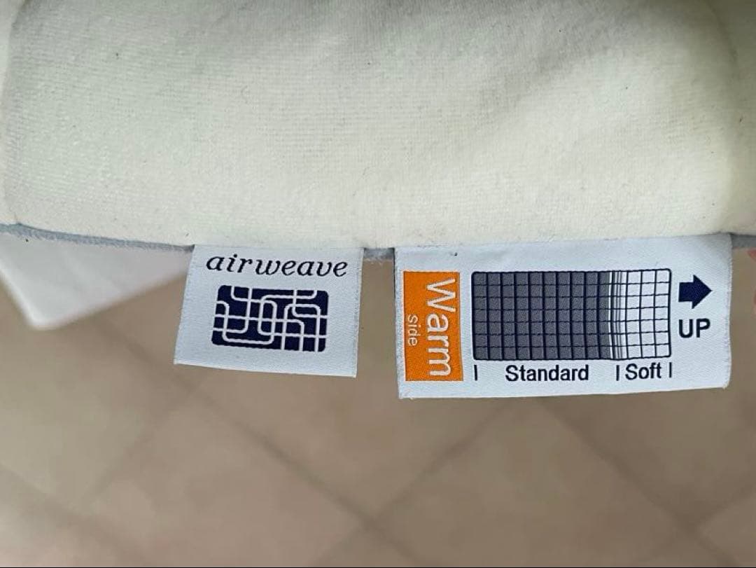 【air weave エアーウィーブ　マットレスパッド　セミダブル】