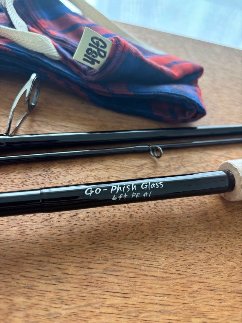 ゴーフィッシュglass 6ft スピニング ロッド ブライトリバー フエルコ