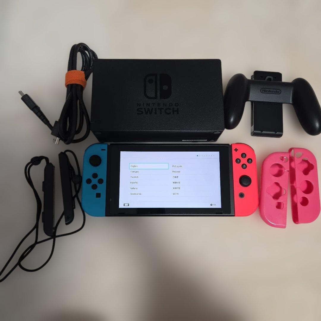 Nintendo Switch 本体 青 Joy-Con付き　バッテリー強化版