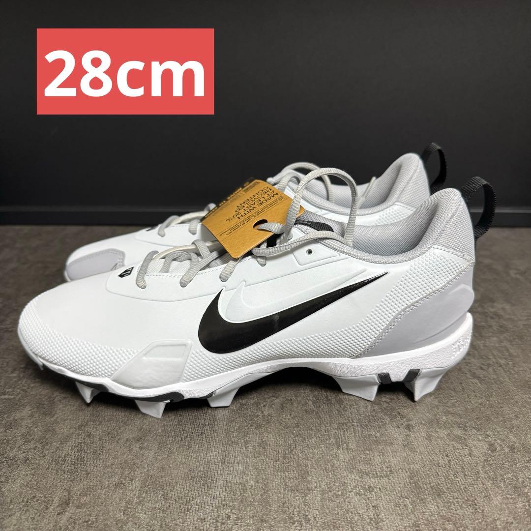 NIKE ポイント スパイク 野球 スタッド フォース トラウト 白 アルファ